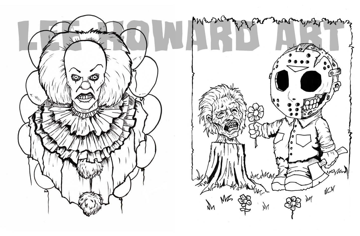 Coloring Book...but HORROR 2! 80s & 90s Monsters! 20 Pages!