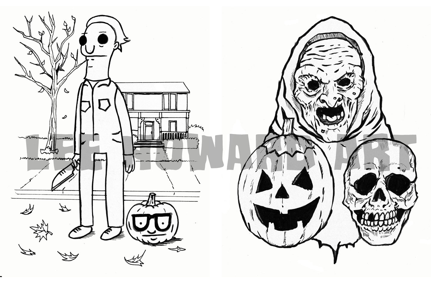 Coloring Book...but HORROR 2! 80s & 90s Monsters! 20 Pages!