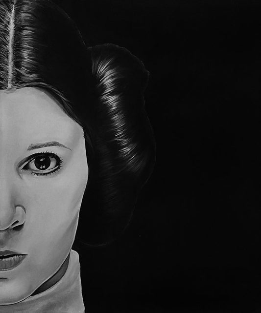 Princess Leia - Movie Icons Series - 10" x 12" Art Print Reproduction
