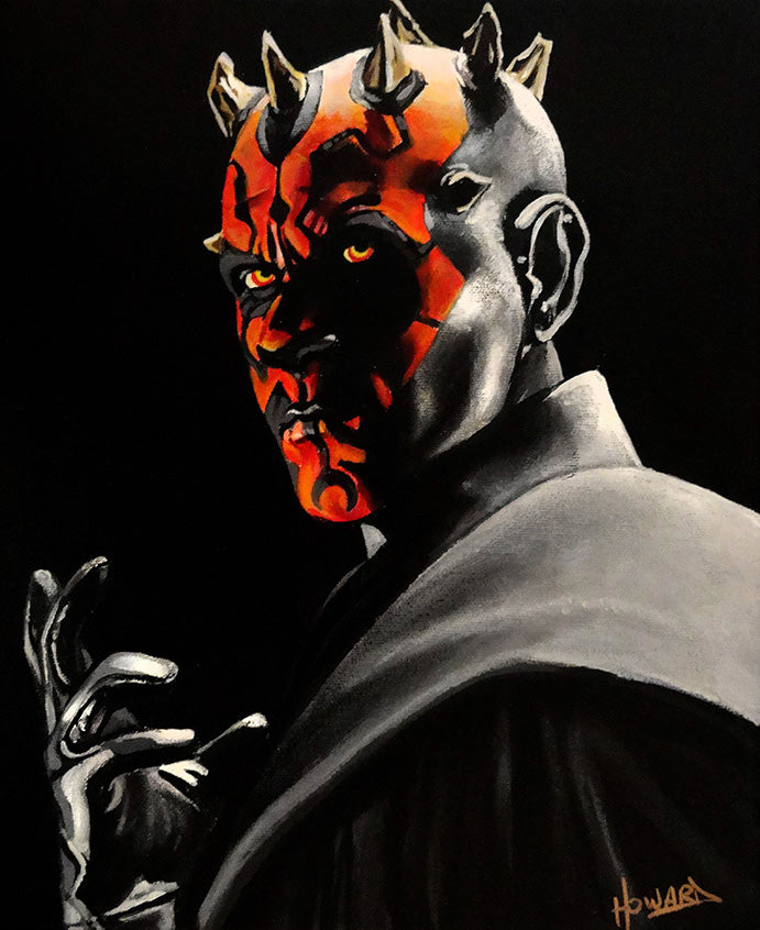 MAUL - Star Wars 10"x12" Art Print/Reproduction - Signed By Artist