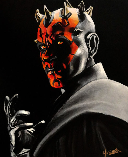 MAUL - Star Wars 10"x12" Art Print/Reproduction - Signed By Artist