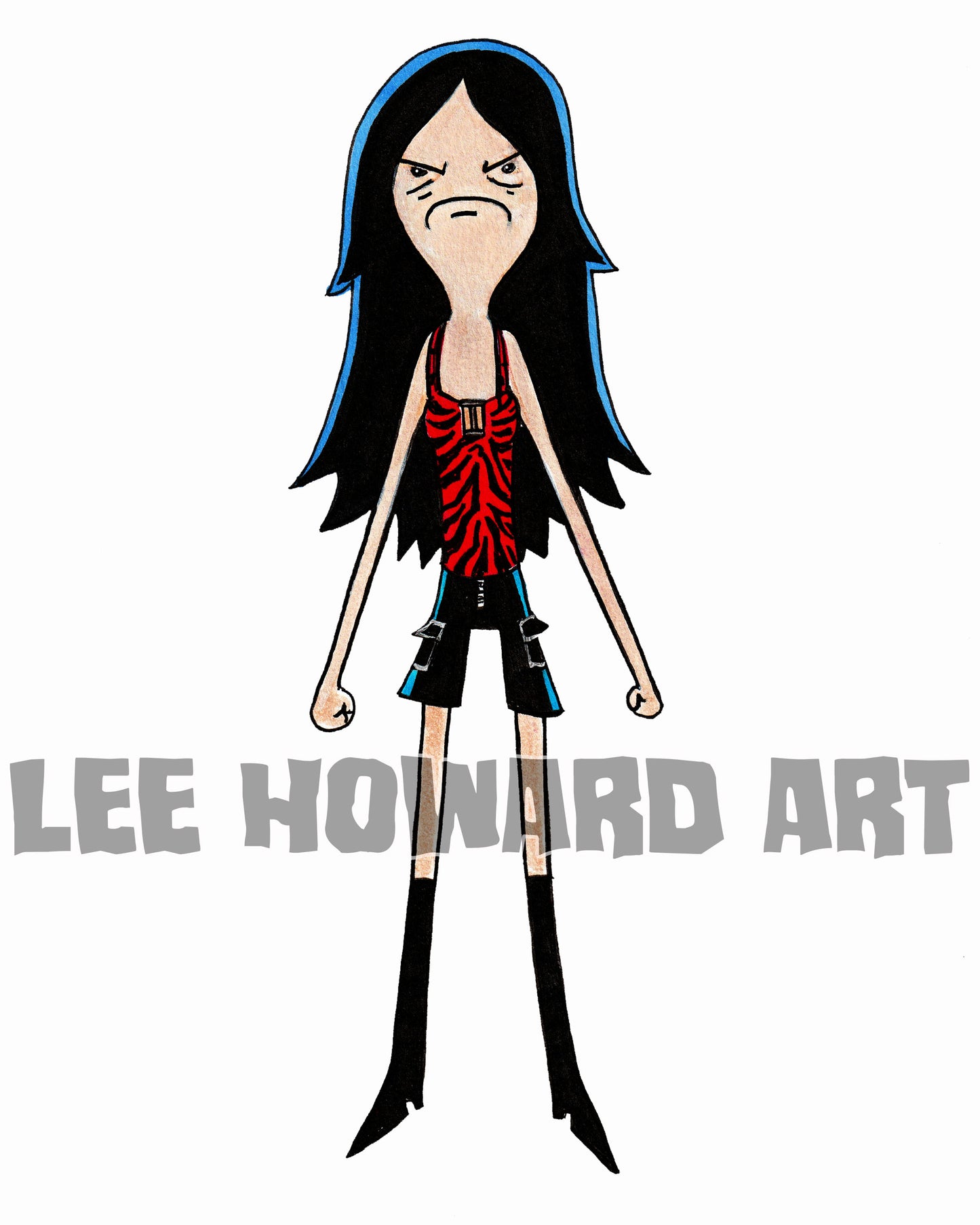 OBSESSION Nikki - Adventure Time STYLE Art Print - 8x10 - Signed