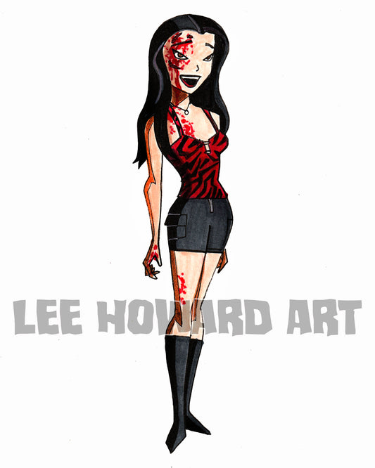 OBSESSION Nikki - Batman Animated Series STYLE Art Print - 8x10 - Signed