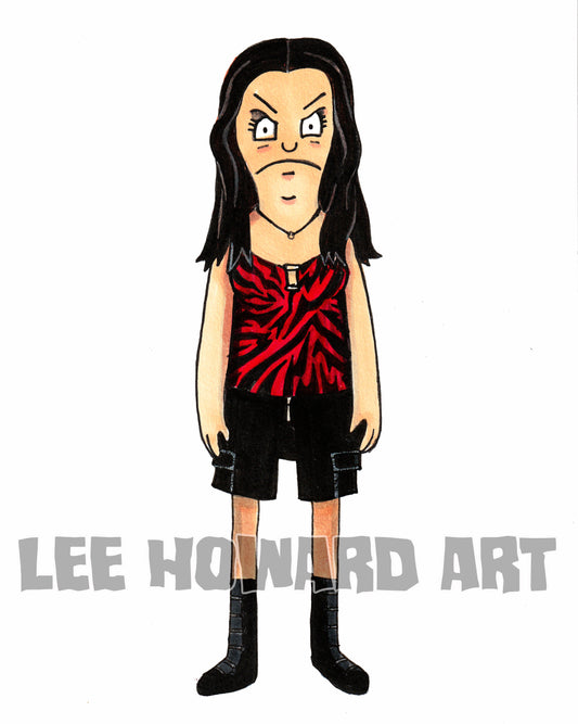 OBSESSION Nikki - Bob's Burgers STYLE Art Print - 8x10 - Signed