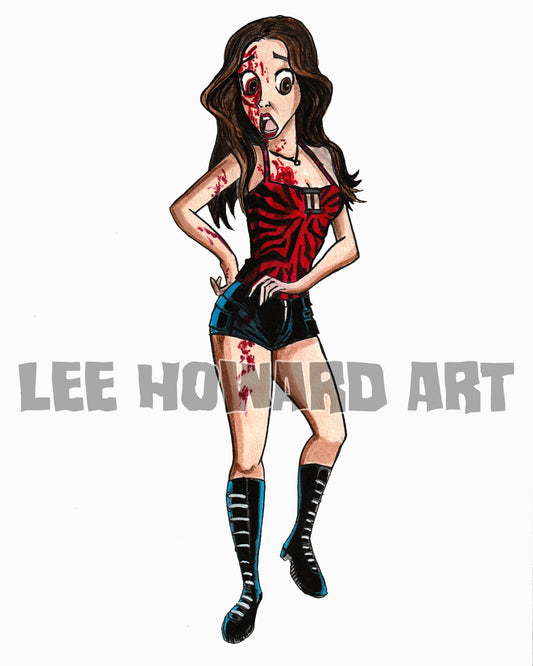 OBSESSION Nikki - Disney STYLE Art Print - 8x10 - Signed