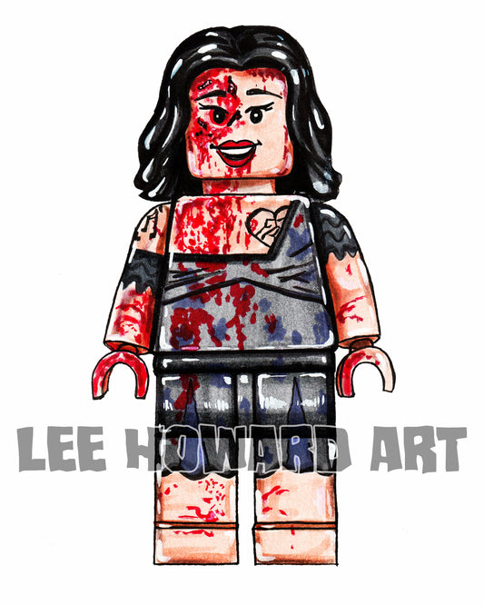 OBSESSION Nikki - LEGO STYLE Art Print - 8x10 - Signed