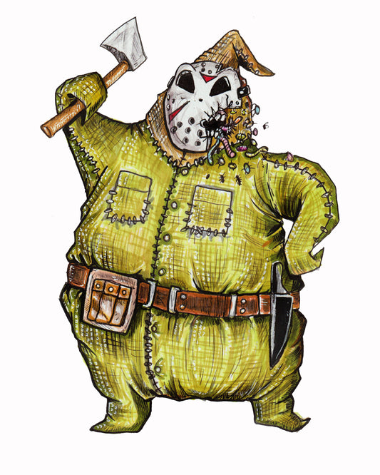Oogie Boogie / Jason - Horror Mashup 8" x 10" Print/Reproduction