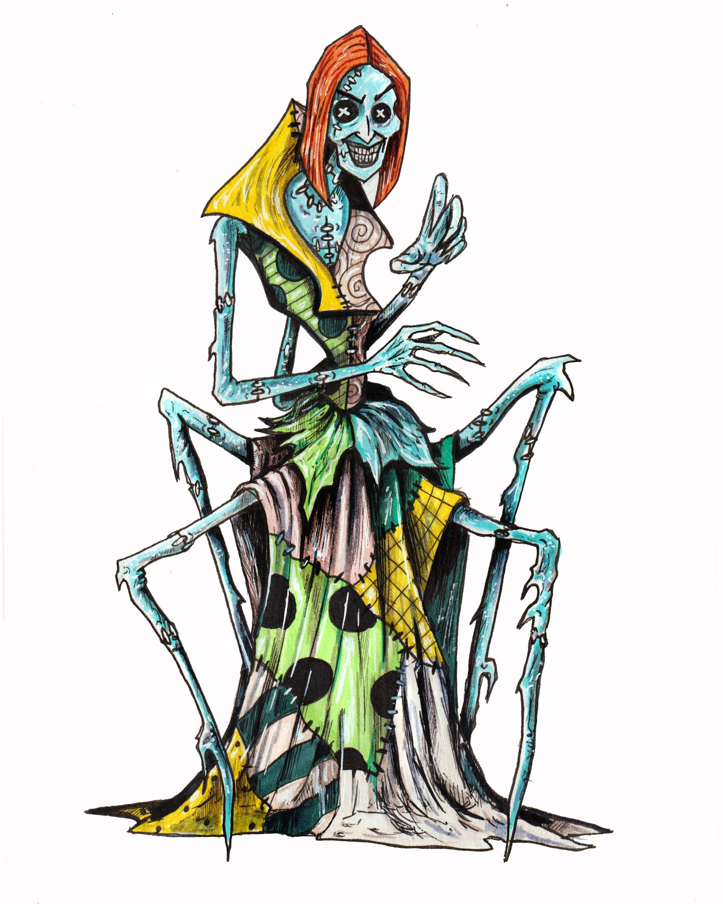 Sally / The Other Mother - Horror Mashup 8" x 10" Print/Reproduction