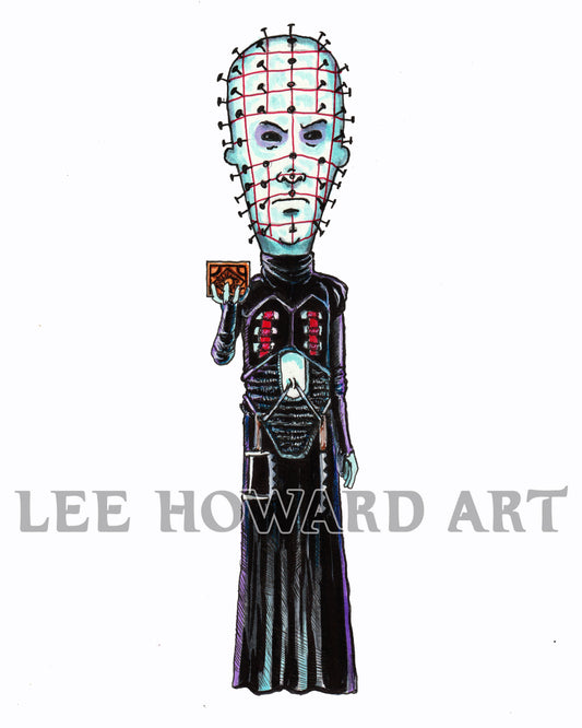 PINHEAD Art Print - Beavis and Butthead STYLE - 8x10 - Signed