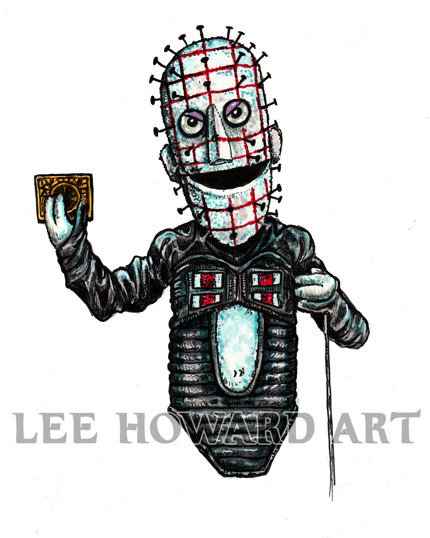 PINHEAD Art Print - Muppets STYLE - 8x10 - Signed