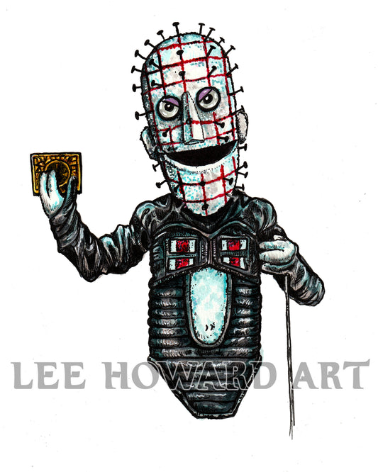 PINHEAD Art Print - Muppets STYLE - 8x10 - Signed