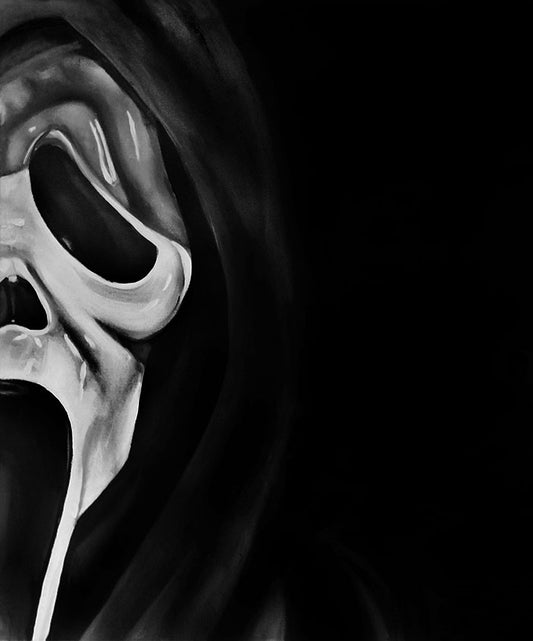 SCREAMing Ghost - Movie Icons Series - 10" x 12" Art Print Reproduction