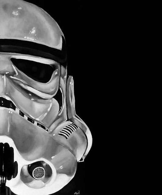 Stormtrooper - Movie Icons Series - 10" x 12"  Art Print Reproduction