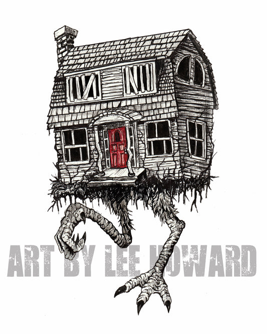 CRYPTIDS - the Baba Yaga's House 8x10 PRINT (blank background) - Signed!