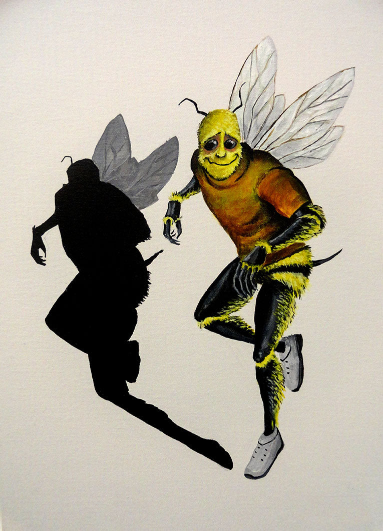 Cheerios Bee - Art Print/Reproduction - 11" x 15"  Breakfast Cereal Monsters