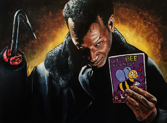 Candyman BEE My Valentine / Simpsons Mash Up - 11"x15" Signed PRINT/Reproduction