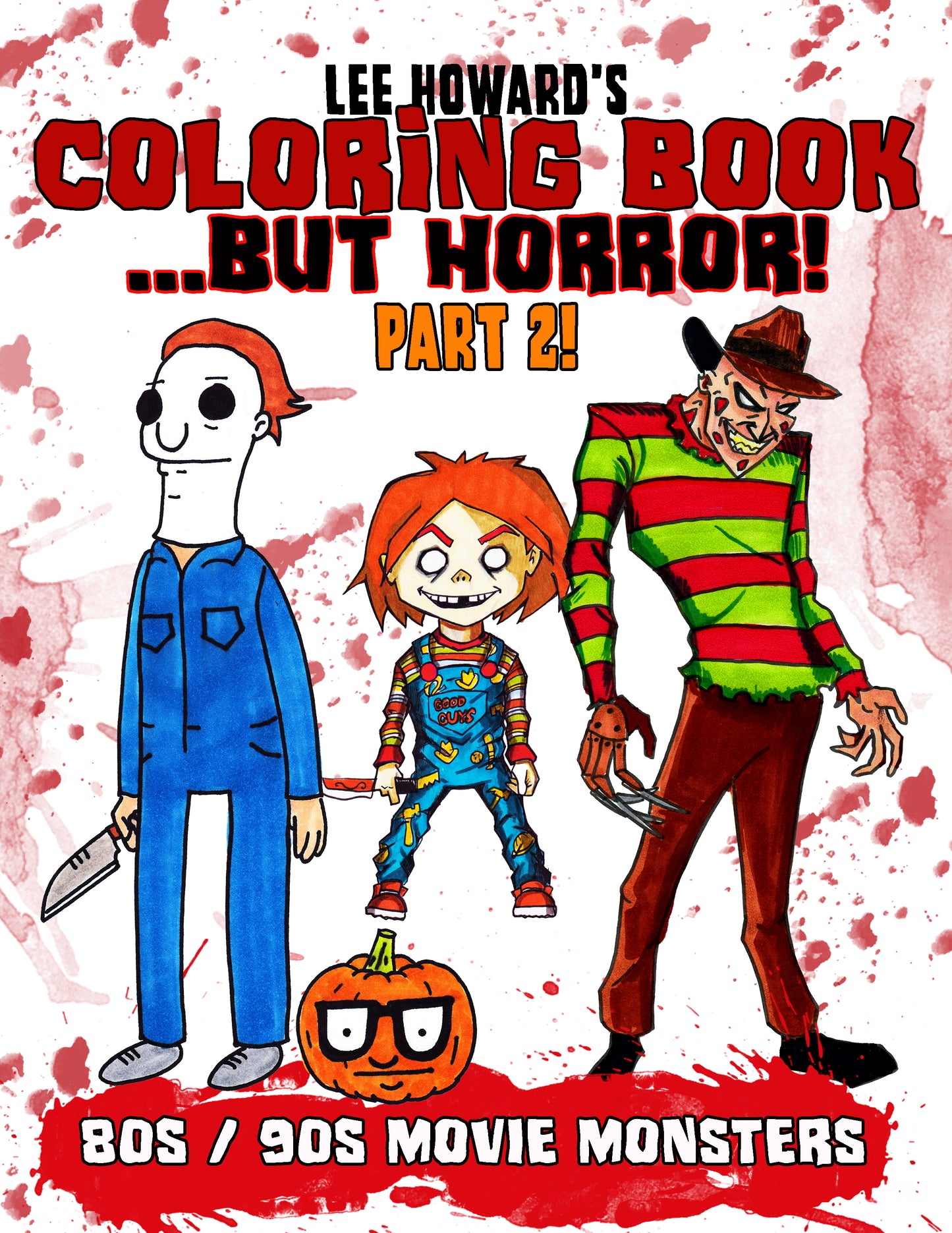 Coloring Book...but HORROR 2! 80s & 90s Monsters! 20 Pages!