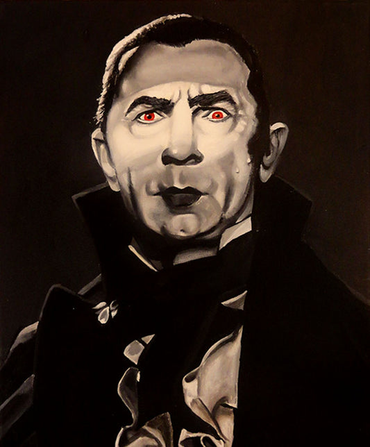 DRACULA - Bela Lugosi - Art Print Reproduction 8" x 10" - signed by Artist
