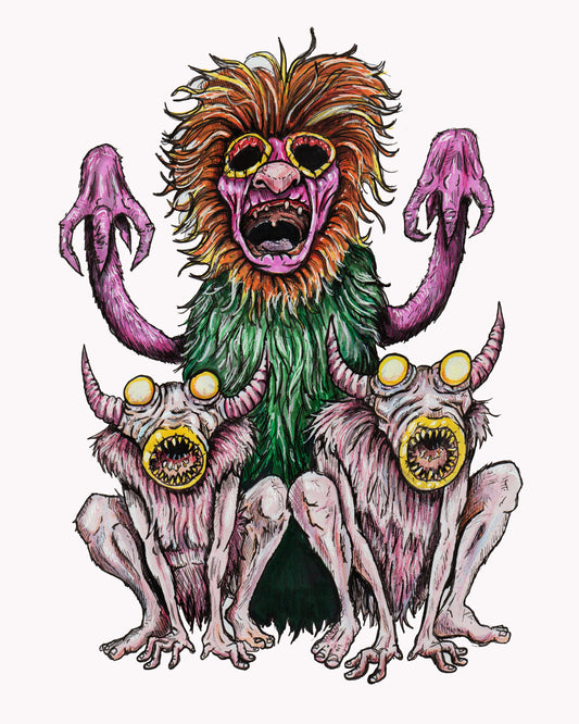 The Monster Show - AHHna AHHna Band - 8x10 PRINT/Reproduction - Signed by Artist