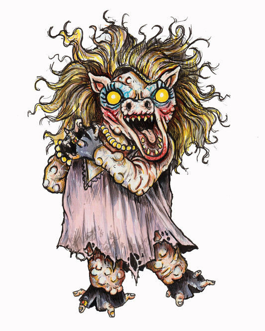 The Monster Show - Madame Pig - 8x10 PRINT/Reproduction - Signed by Artist