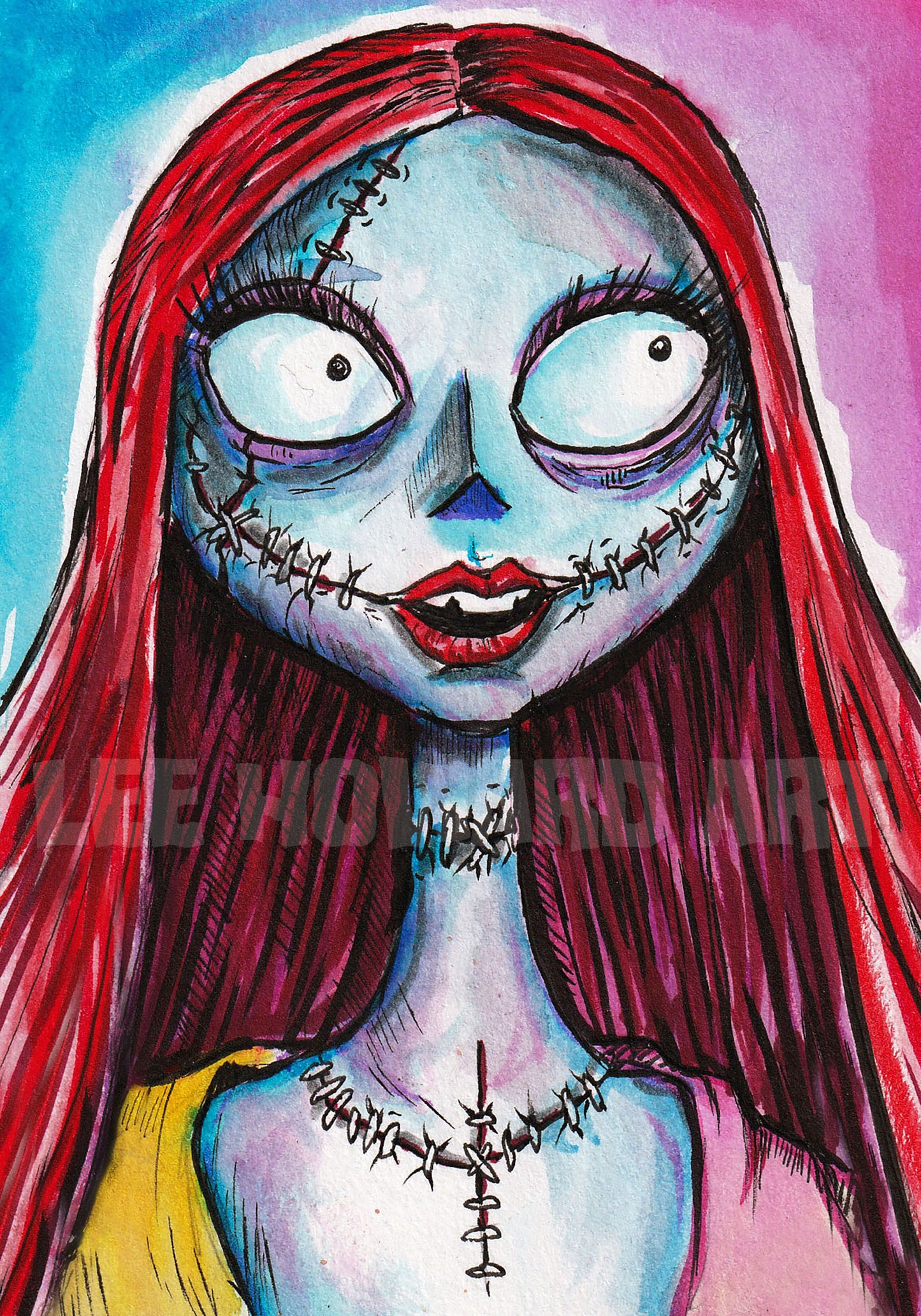Sally 7"x10" Watercolor Print / Reproduction - Signed!