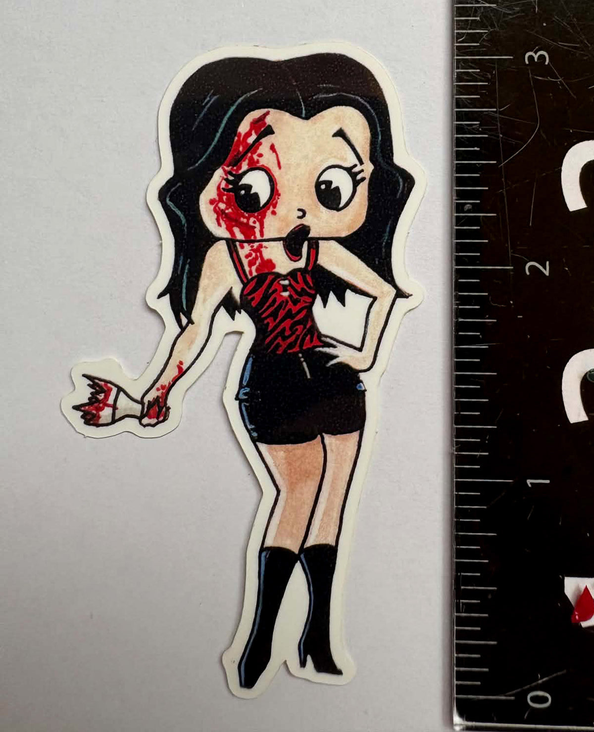 Obsession Nikki - Betty Boop Style 3" Vinyl Glossy Sticker!