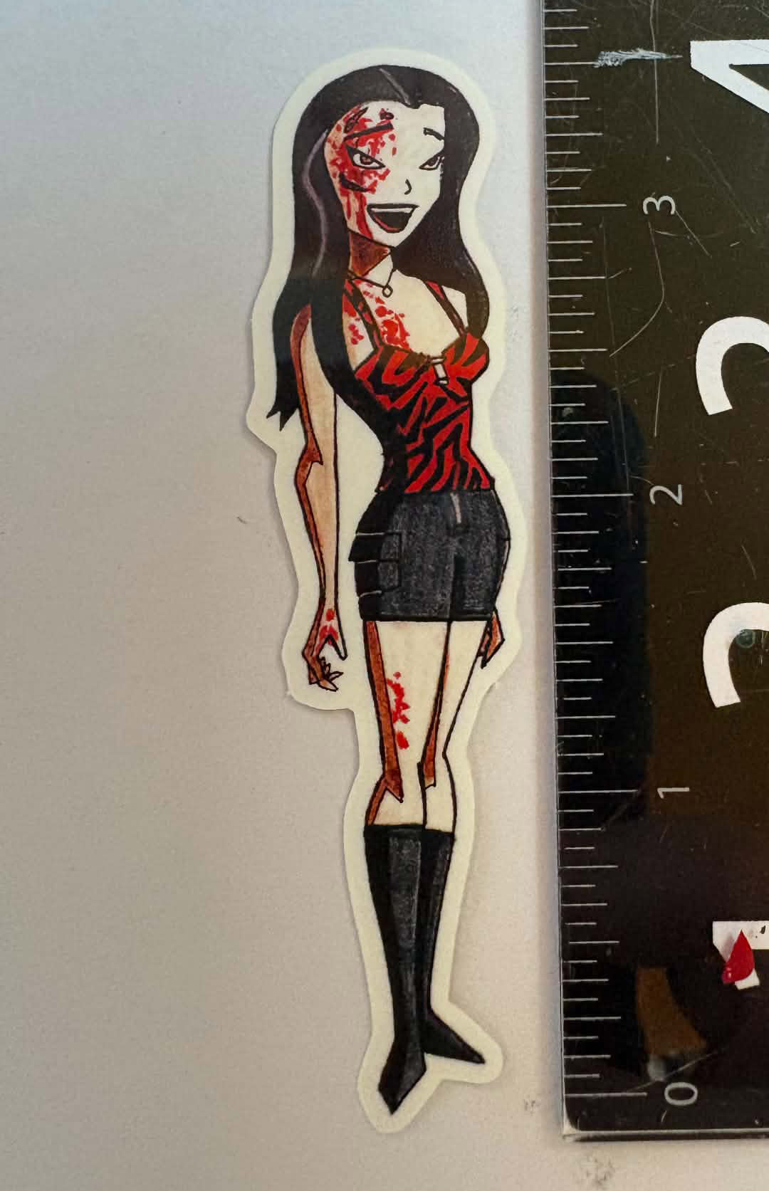 Obsession Nikki - Batman Animated Series Style 3" Vinyl Glossy Sticker!