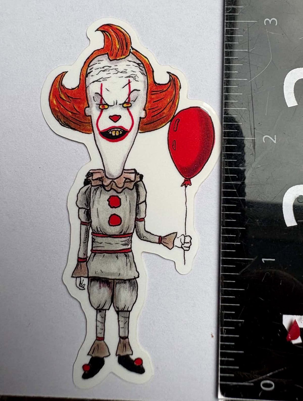 Pennywise Beavis & Butthead Style 3" Vinyl Glossy Sticker!