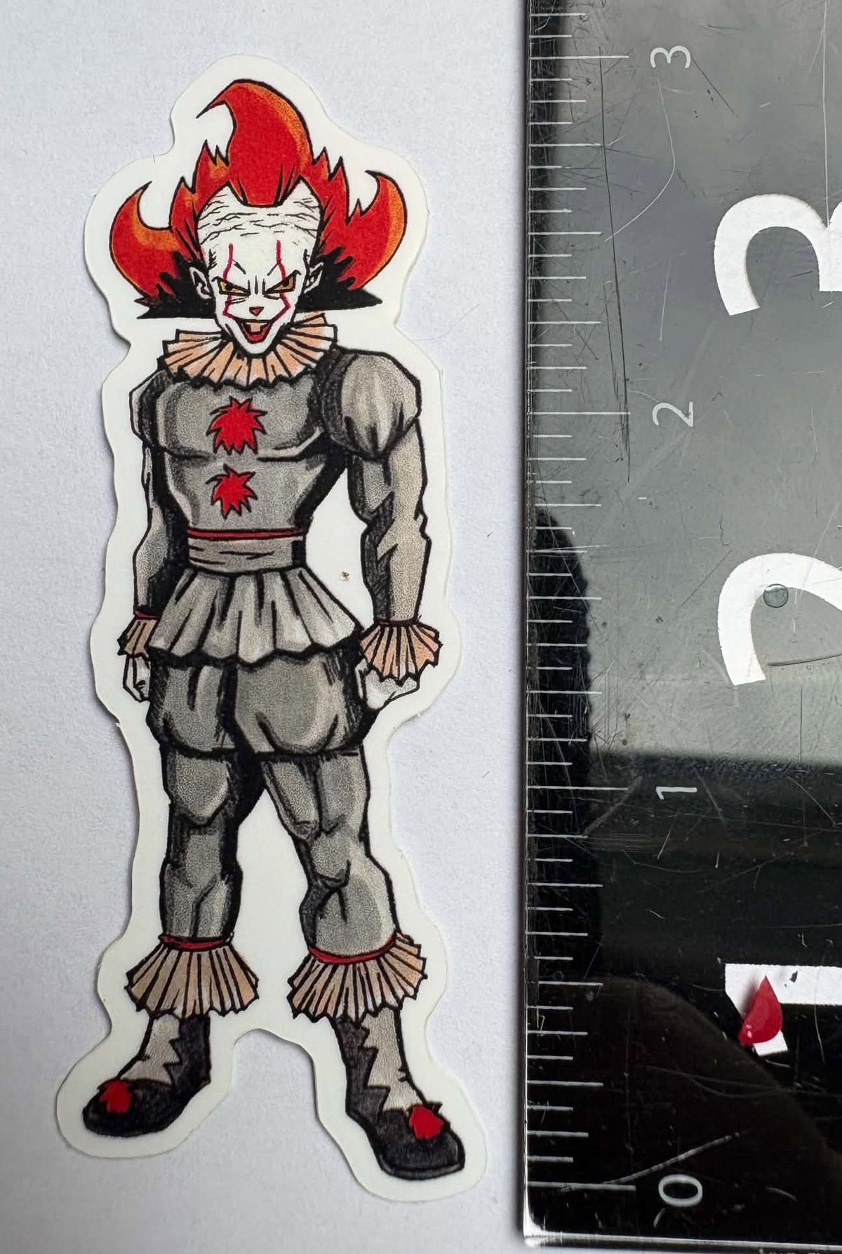 Pennywise Dragonball Style 3" Vinyl Glossy Sticker!