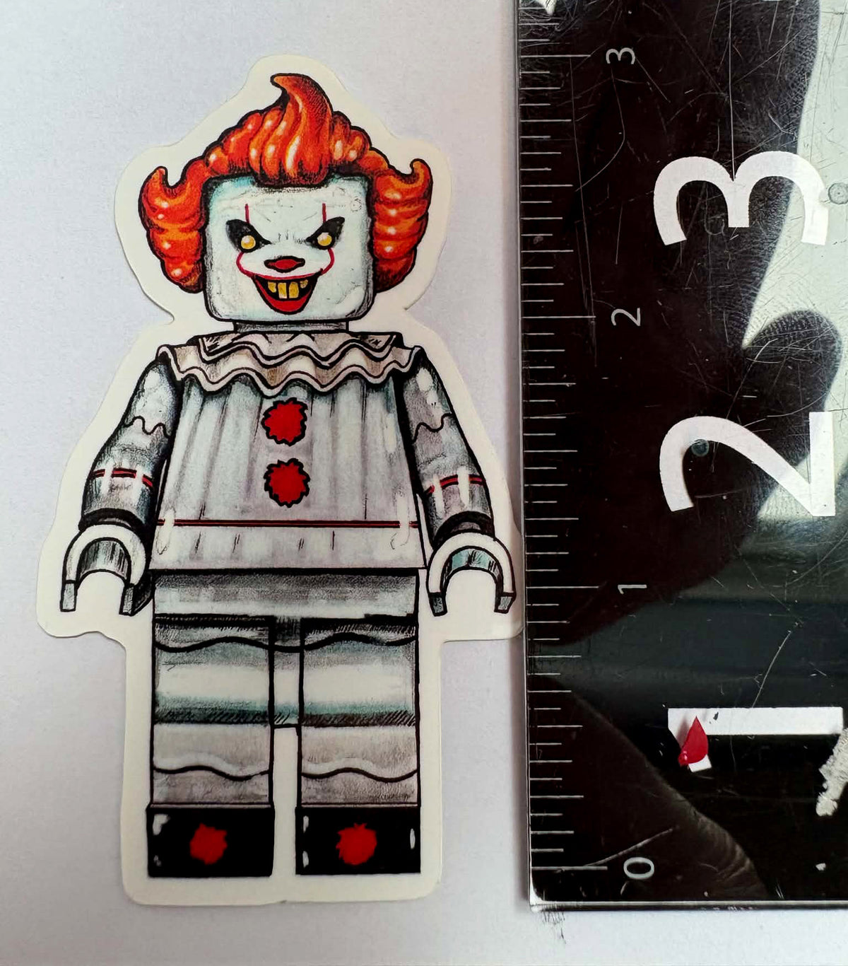 Pennywise LEGO Style 3" Vinyl Glossy Sticker!