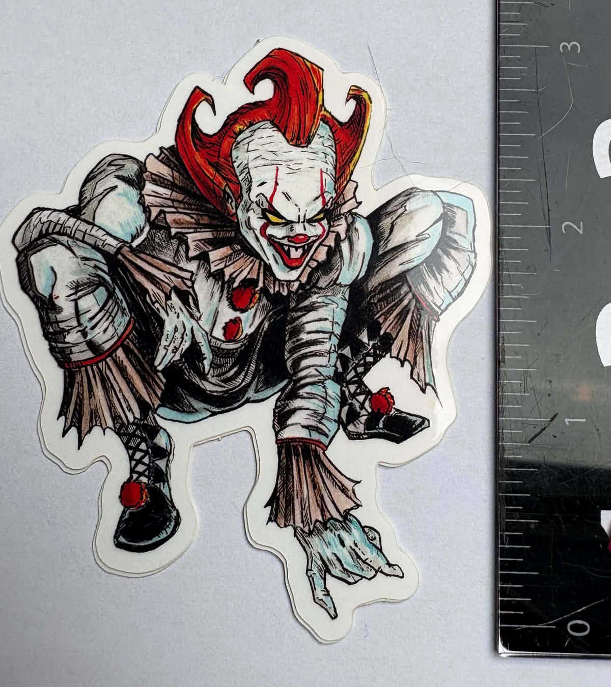 Pennywise SPAWN Style 3" Vinyl Glossy Sticker!