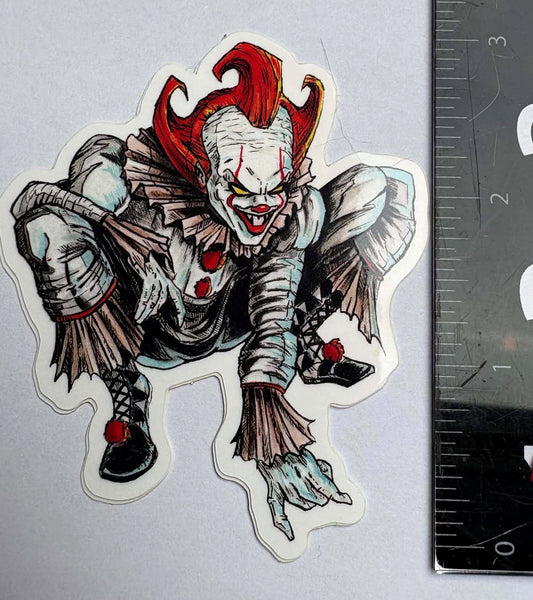 Pennywise SPAWN Style 3" Vinyl Glossy Sticker!