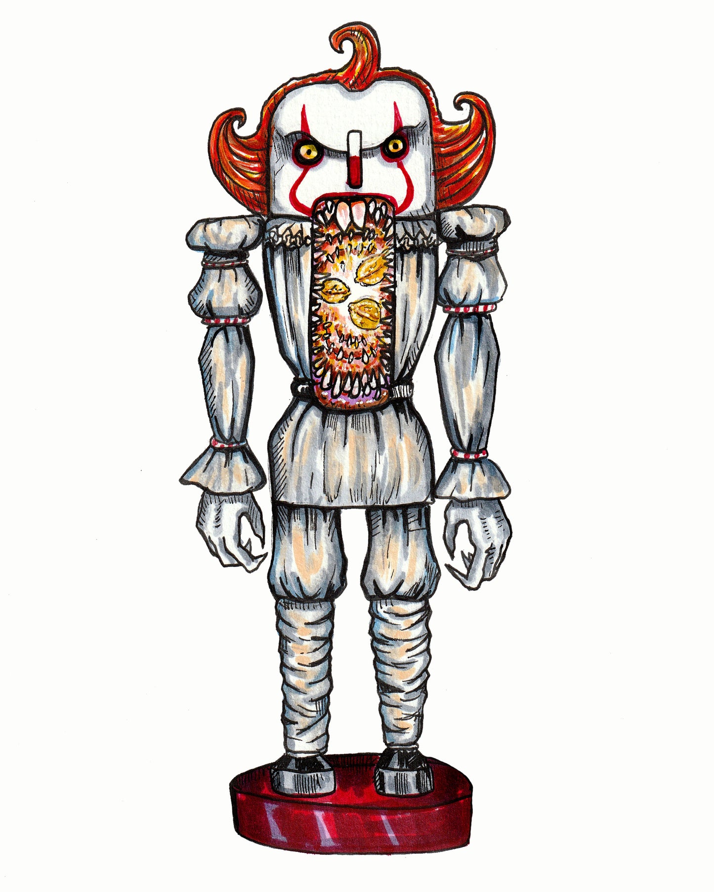 Pennywise NUTCRACKER -  7" x 10" Original Drawing