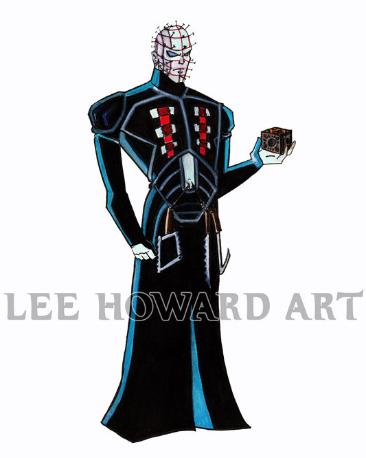 PINHEAD Art Print - Batman Animated Series STYLE - 8x10 - Signed