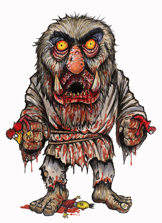 The Monster Show - EATums - 8x10 PRINT/Reproduction - Signed by Artist