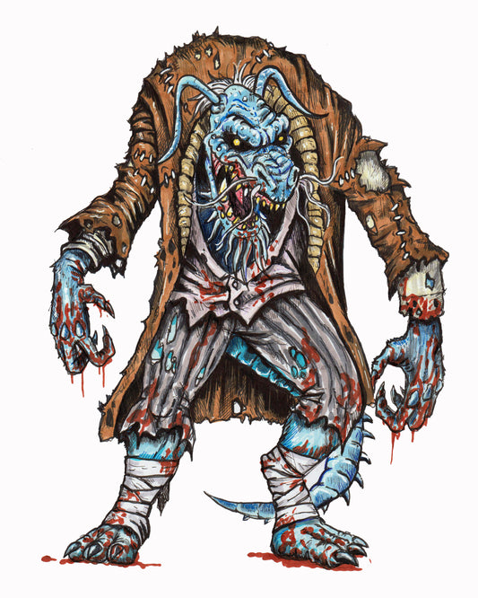 The Monster Show - The Deadly Uncle - 8x10 PRINT/Reproduction - Signed by Artist
